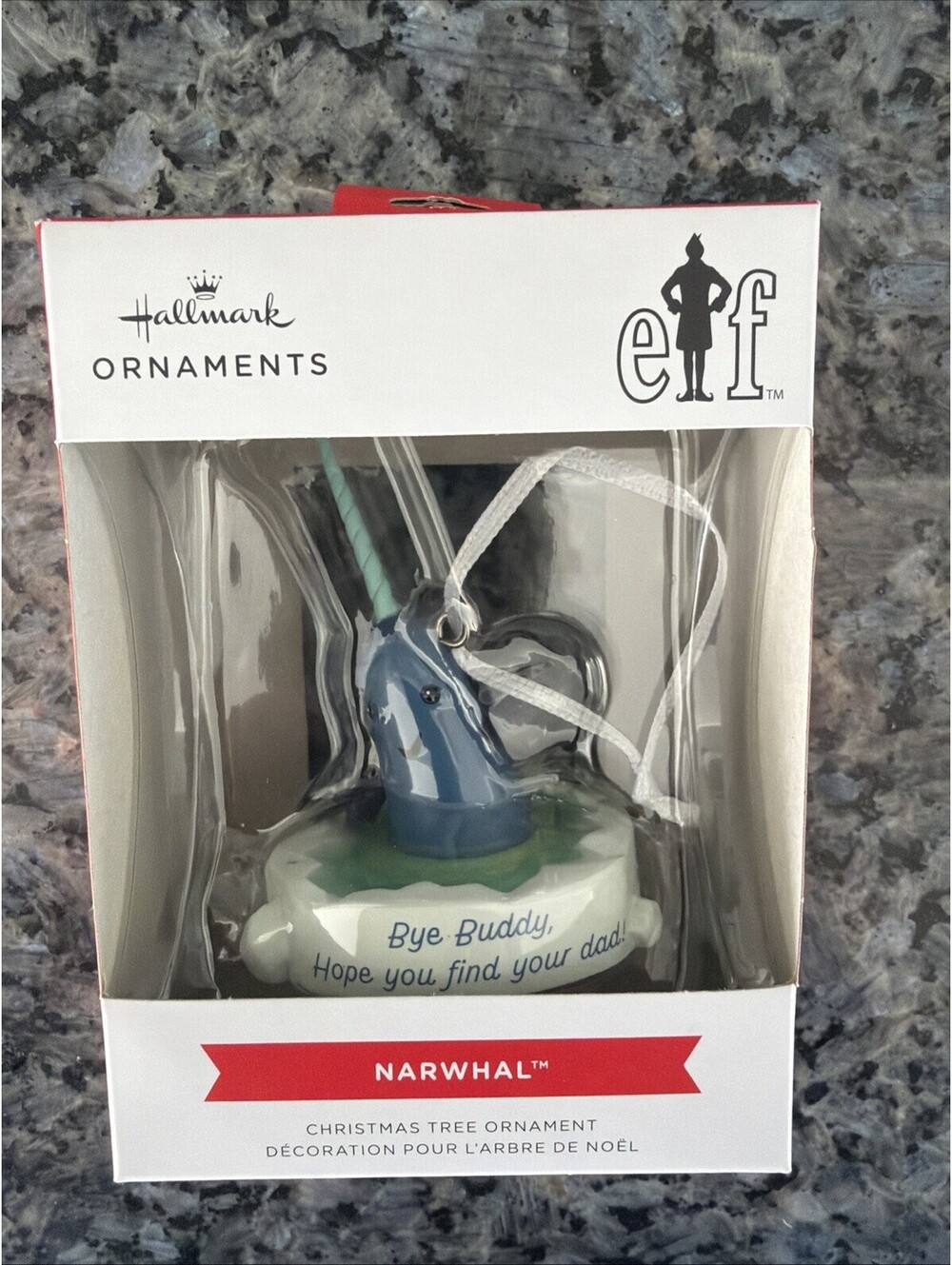 Hallmark Elf Movie Mr. Narwhal Christmas Tree Ornament